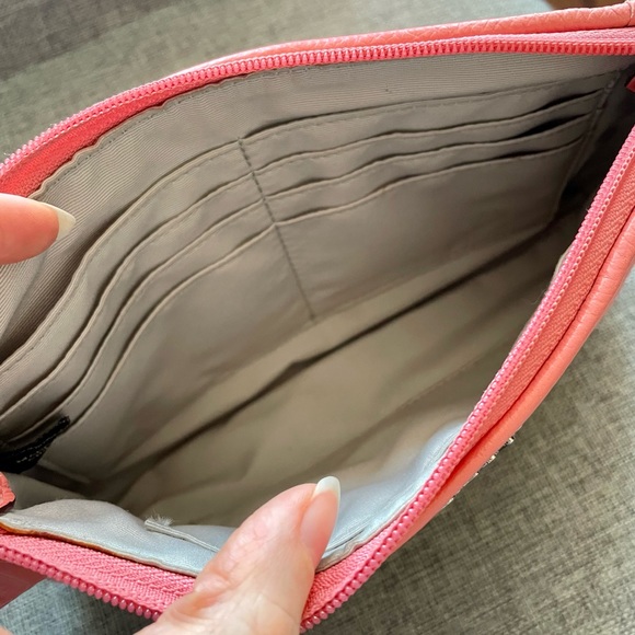 Coral Coach Wristlet - Picture 3 of 5